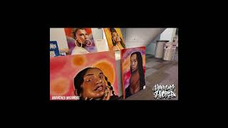 Watch me create an original freestyle art piece from start to sale
