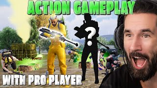 I Played With An Actual Pro Player And We Destroyed The Lobby 😨 PUBG MOBILE