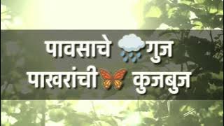 पावसाचे गुज पाखरांची कुजबुज (Pavsache Guj Pakharanchi Kujbuj)Marathi WhatsApp Status Video 30 Sec