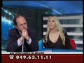 CANALE  ITALIA   Gianluca Versace e  la SEXY  PITTRICE  Nadia Mori .Opinionista  senza remore