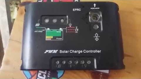 Cara setting PWM solar charge controller