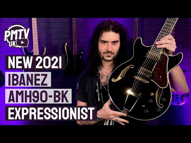 New For 2021 - Ibanez AMH90-BK Artcore Expressionist - Stunning