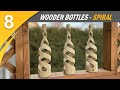 Wood Working - Spiral Cut, Wine Bottle