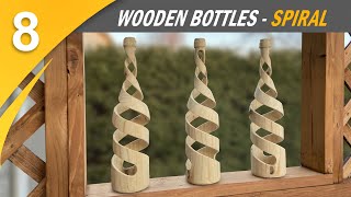 Wood Working - Spiral Cut, Wine Bottle