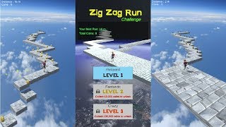 Zig Zag Run Challenge Android Gameplay