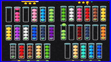 Color Ball Puzzle Gameplay |All Levels android,ios [Classic: 536-539] |ASMR&Gaming