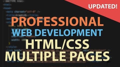 HTML CSS tutorial for beginner Bangla-multiple pages