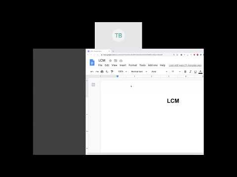 Data Structures -- Maths (LCM)