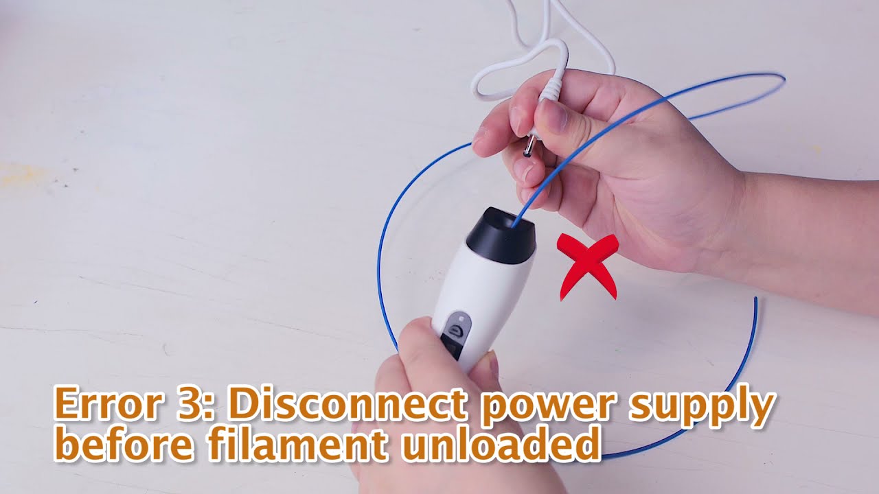 Geeetech TG-17 3D Printing Pen using notice