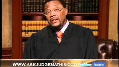 Ask Judge Mathis - February 6, 2012