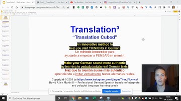 TranslationCubed — An innovative method for FAST language learning and THINKING in foreign languages