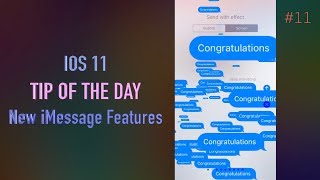 iOS 11  New iMessage Effects and Features! screenshot 5