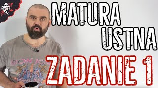 Matura USTNA: Zad. 1 | RYE Seria maturalna 2023 #3