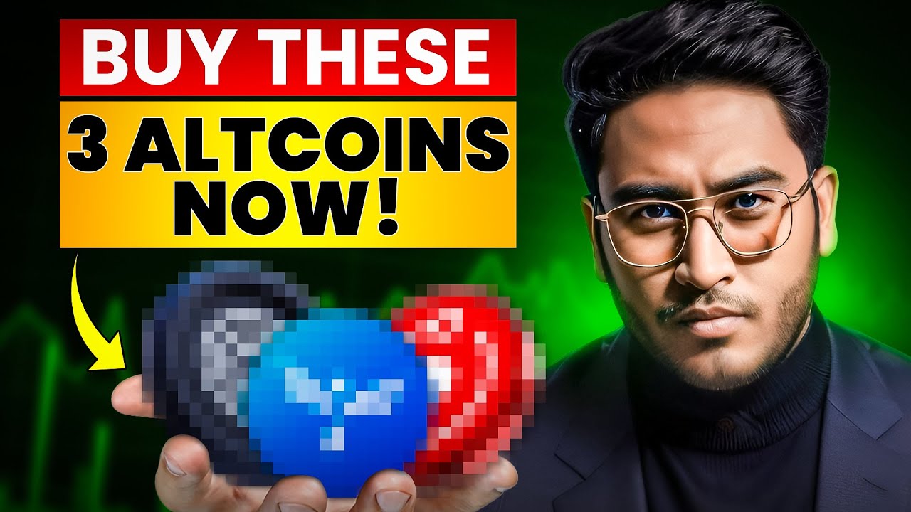 Buy These 3 ALTCOINS For Altseason | Top 3 Altcoins To Buy Rightnow | Altcoins For 2025