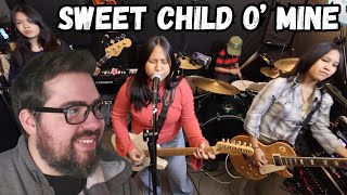 Music Teacher Reacts to Missioned Souls - SWEET CHILD O' MINE - Guns N' Roses