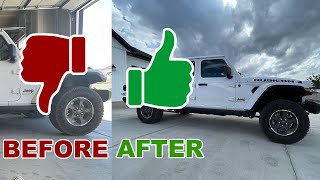 Installing a leveling kit on the Jeep Gladiator