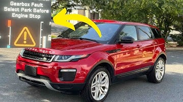 “Gearbox Fault, Select Park Before Engine Stop” in Range Rover Evoque