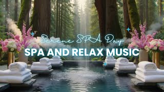 💙 Enchanted Forest Spa & Relax Music | 3 Hours Water Ambience with Flowers | Serene SPA Day 🌿