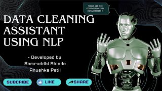 Data Cleaning Assistant Using NLP | DSBDA Project | By Samruddhi Shinde & Anushka Patil
