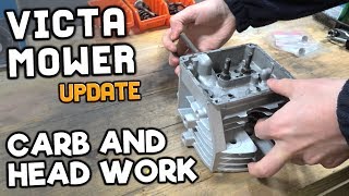 Extremely Rusty Exmark Victa Update - Head and Carb Work