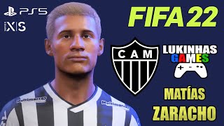 FIFA 22 | MATÍAS ZARACHO | ATLÉTICO MG | LOOK ALIKE | HOW TO MAKE | VIRTUA PRO | PRO CLUBS  TUTORIAL