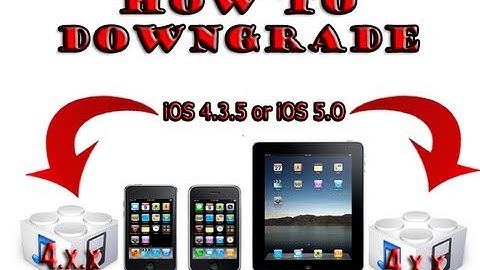 How To Downgrade From iOS 5.0.1 or 4.3.5, 4.3.4, 4.3.3, 4.3.2, 4.3.1, 4.2.10, 4.2.9 To iOS 4.x.x