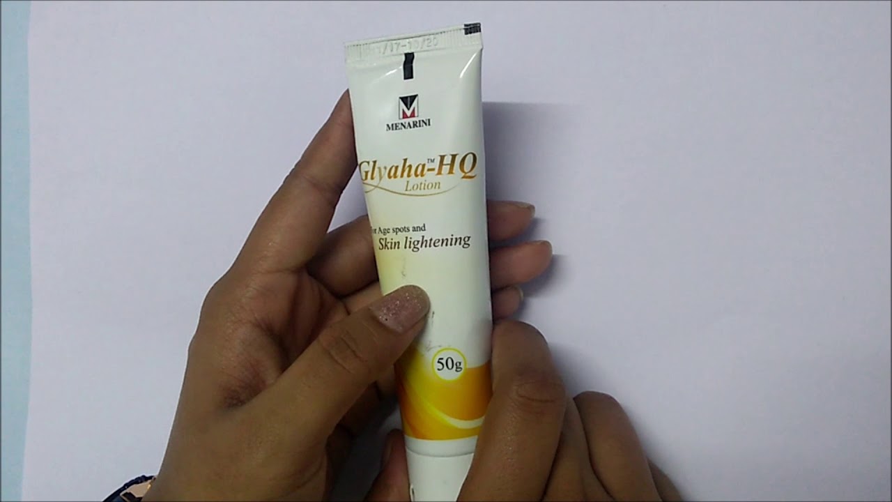 Hindi Review of GlyahaHQ skin Lightening Lotion ClickOnCare YouTube