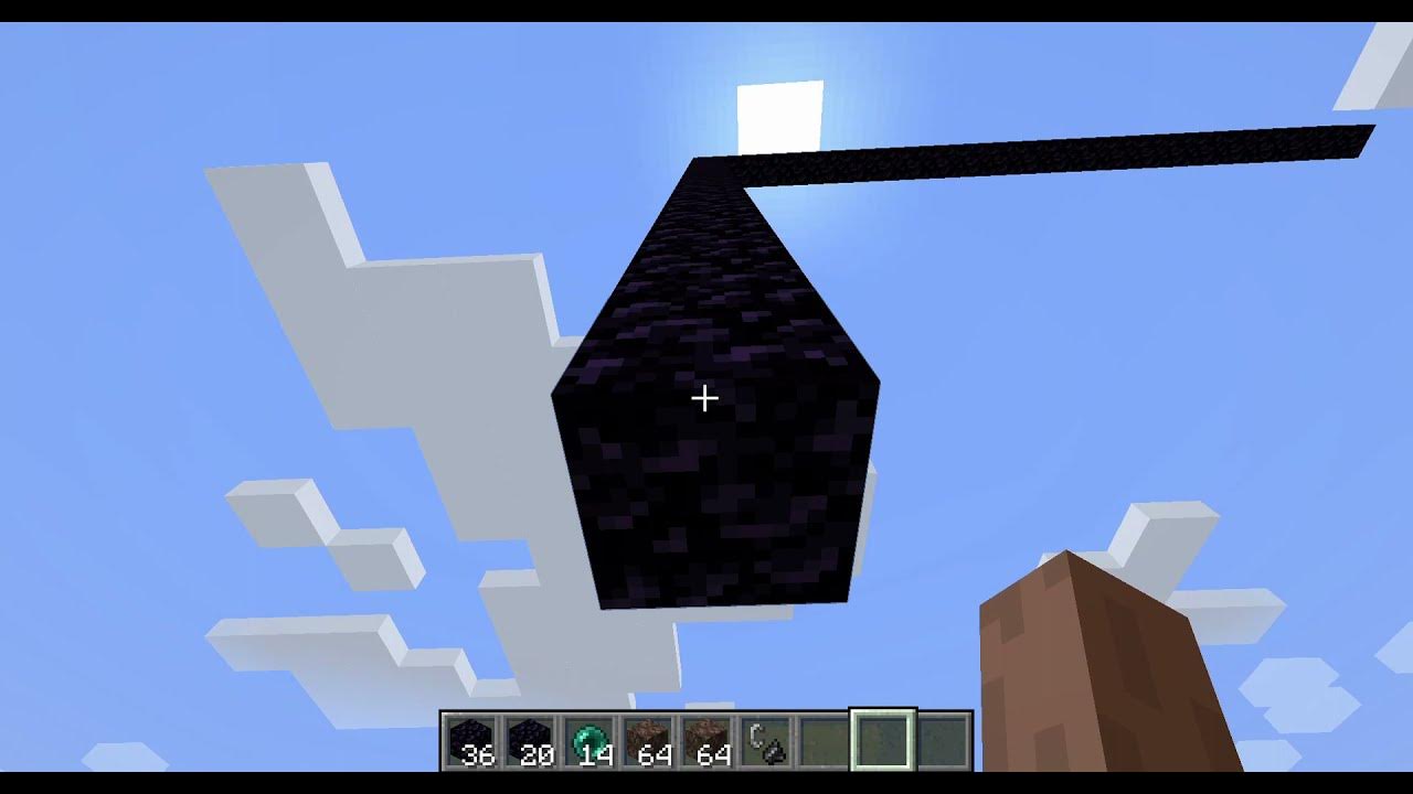 Minecraft [ How to make the biggest nether portal ] YouTube
