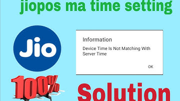 jiopos ma time setting 100% solution🙂🙂