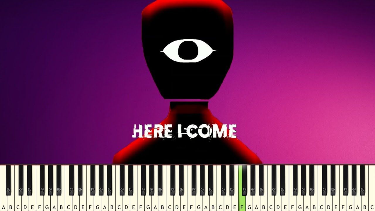 DOORS Roblox OST Here I Come PIANO TUTORIAL YouTube