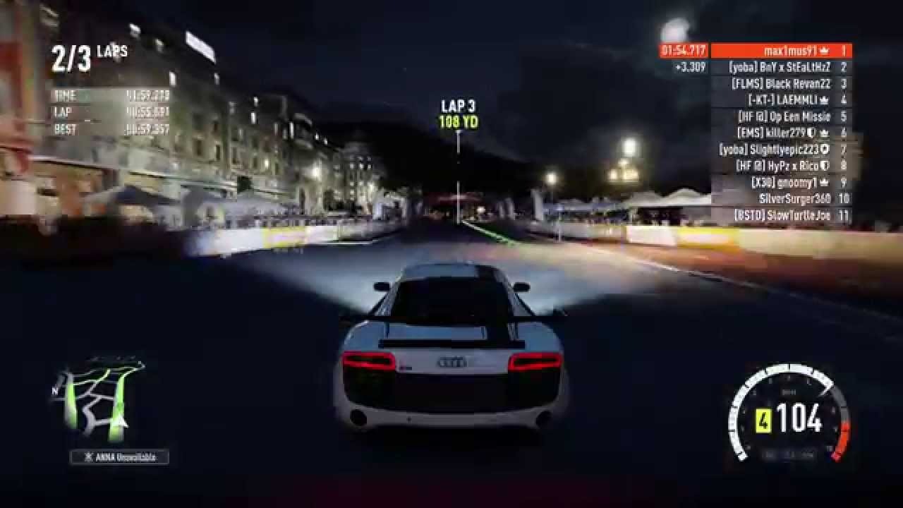 Forza Horizon 2 1st place finish after awesome first few corners