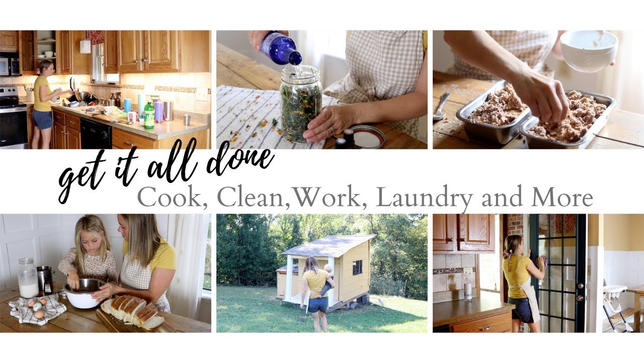 Get it All Done with Me | Cooking, Deep Cleaning, and Baking