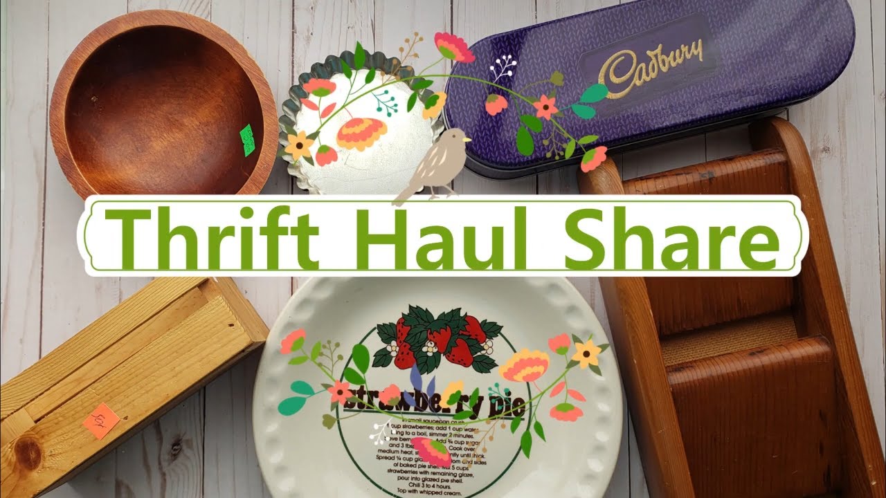 Thrift Haul, Craft Room storage and more, April 2021