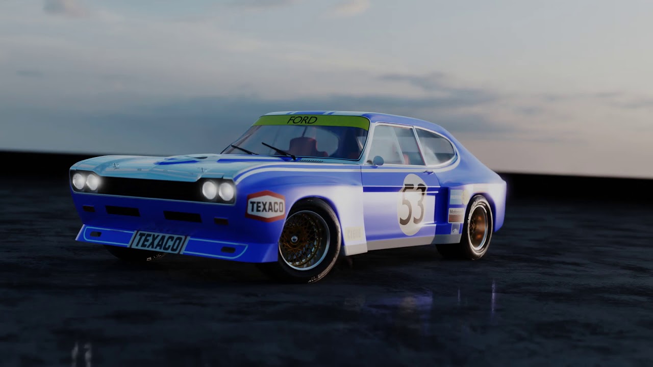Blender 3d Model - Ford Capri 1973 - YouTube