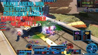 SWTOR - PVP Makeb Arena Win Carnage Marauder Destroyed that Marauder easily