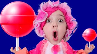 Learn Color with Finger Family Song Lollipop Candy by Nastya Nursery rhymes Kids Songs