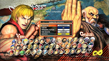 KEN VS GOUKEN  |  CPU VS CPU Ultra Street Fighter IV  (Hardest AI)