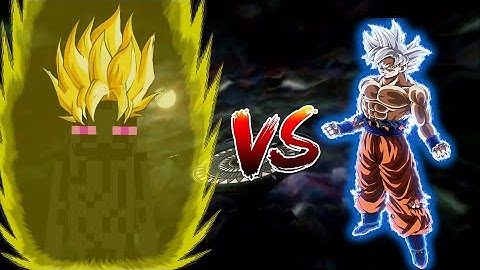 Super Saiyan Enderman vs Ultra Instinct Goku