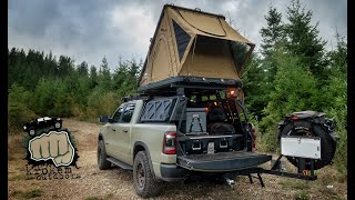 CVT Mt. Hood Rooftop Tent  Initial Impressions/ Pros and Cons  2021 Ram Rebel Overland Build