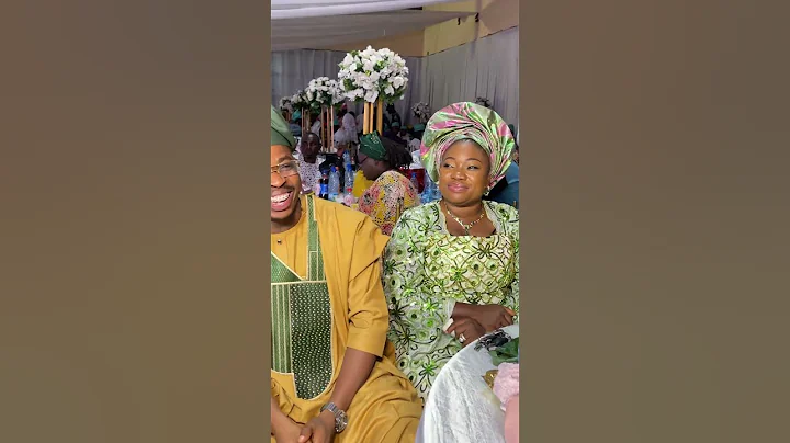 WOLI AGBA AND HIS BEAUTIFUL WIFE AT DARA OMO WOLI WEDDING
