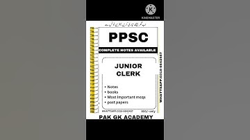 ppsc junior clerk test syllabus 2025|  ppsc  junior clerk mcqs 2025