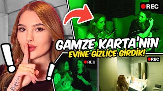 GECE GİZLİCE GAMZENİN EVİNDE KALIP KORKUTTUK !  (İntikam Aldım) @GamzeKarta