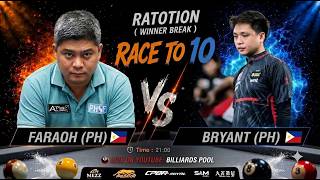 LIVE | RAYMOND FARAON VS BRYANT SAGUIPED | ROTATION | BILLIARDS POOL screenshot 3