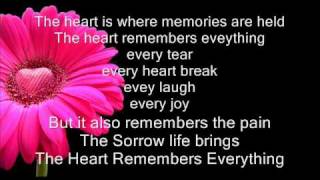 the heart remembers everything