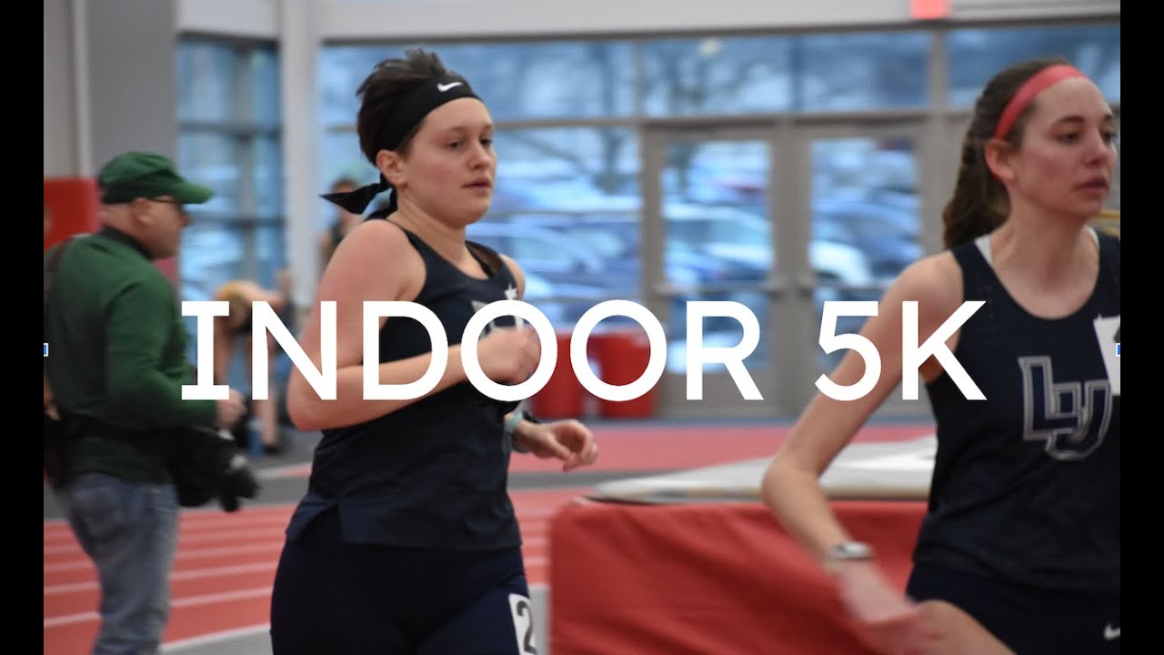 first 5k of indoor season // college track meet vlog - YouTube