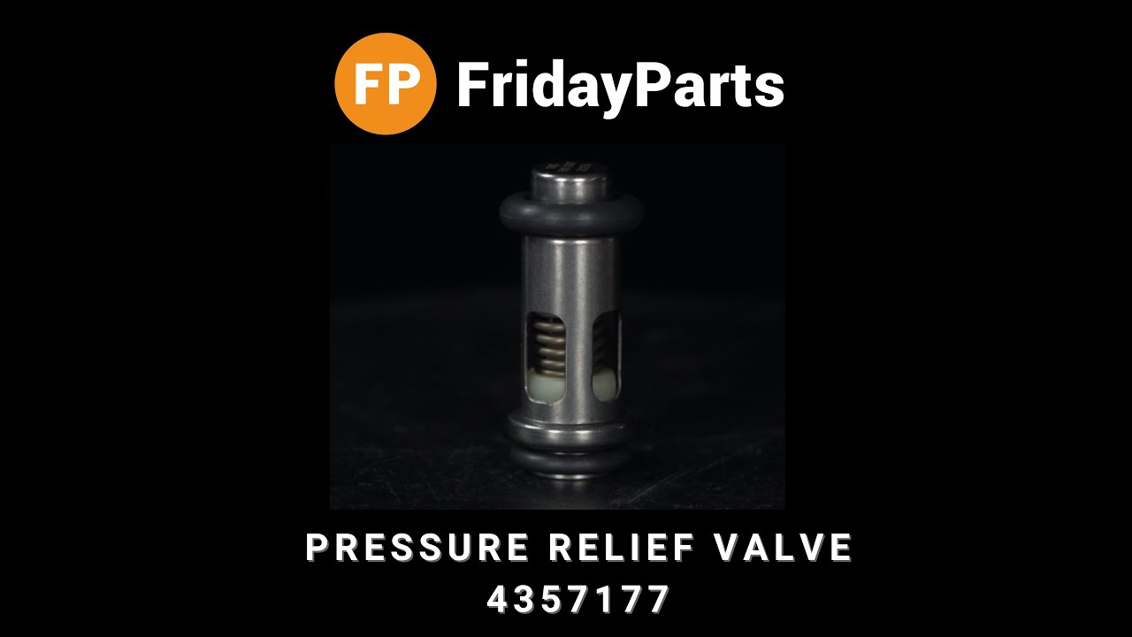 Pressure Relief Valve 4357177 for Cummins Engine ISX QSX YouTube