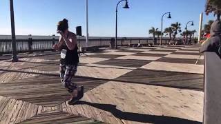Mini Marathon  Finish Line at pavilion  Myrtle beach