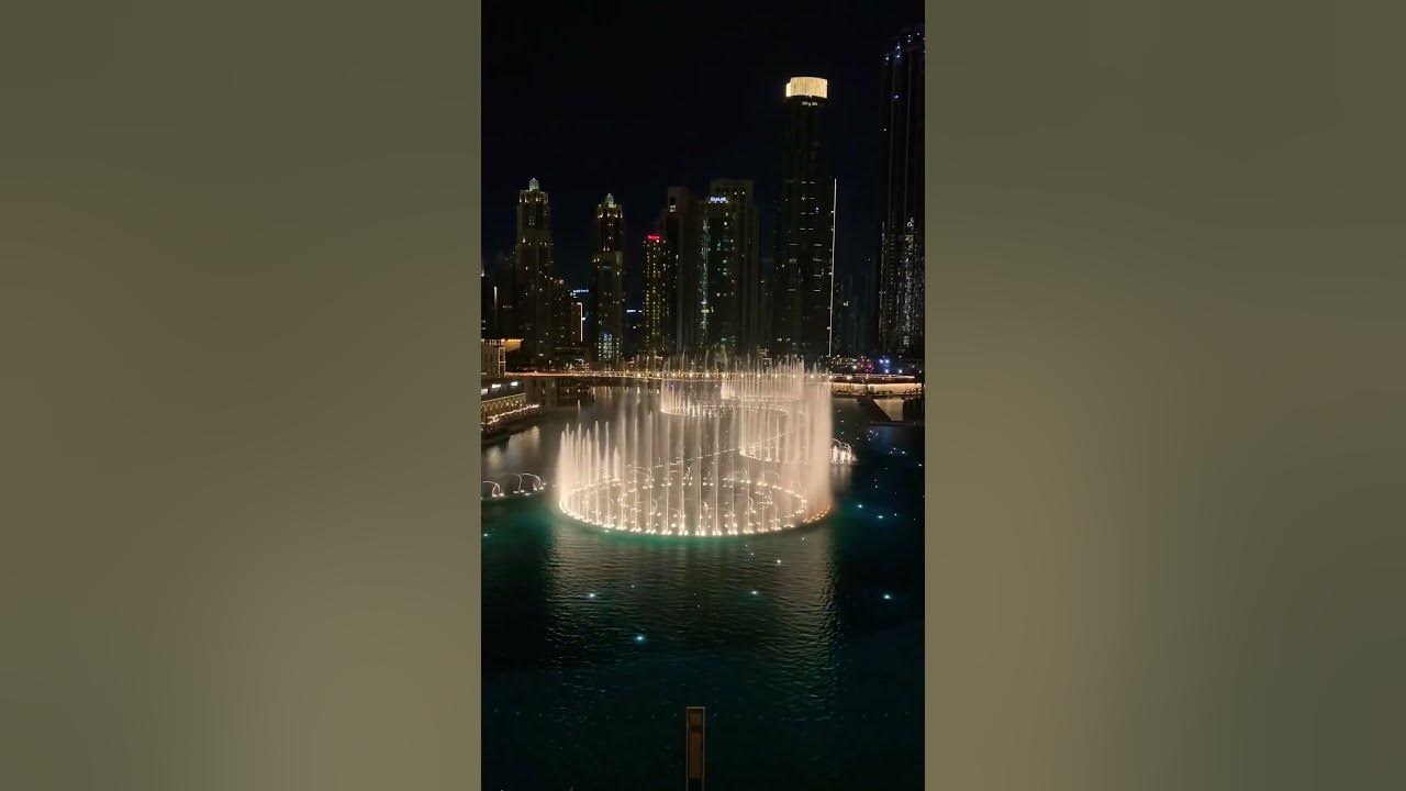 Dubai Fountain Show Ramadan 2023 Islamic dubai dubaifountainshow trending viral 