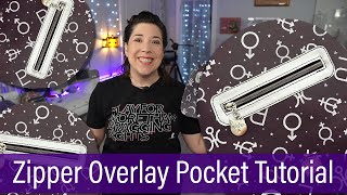 How to Make a Zipper Overlay Pocket for a Bag