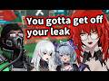Zen asks Heavenly to get off his “LEAK”...